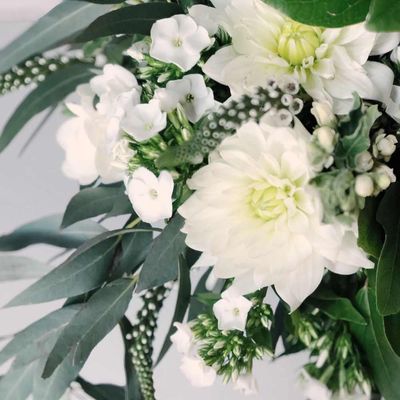 Some white flowers