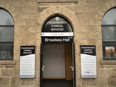 Front door of Fraserburgh Funeral
    Services